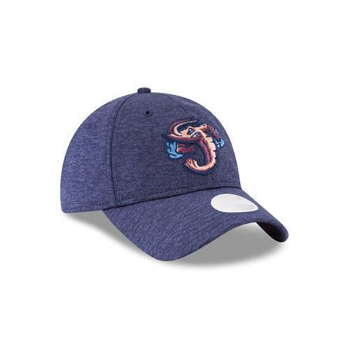 Jacksonville Jumbo Shrimp New Era Ladies Navy Shadow Twist 9Twenty