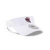 Jacksonville Jumbo Shrimp New Era Dugout Redux White Visor