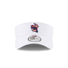 Jacksonville Jumbo Shrimp New Era Dugout Redux White Visor