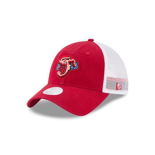 Jacksonville Jumbo Shrimp New Era Ladies Trucker Shine 9Twenty