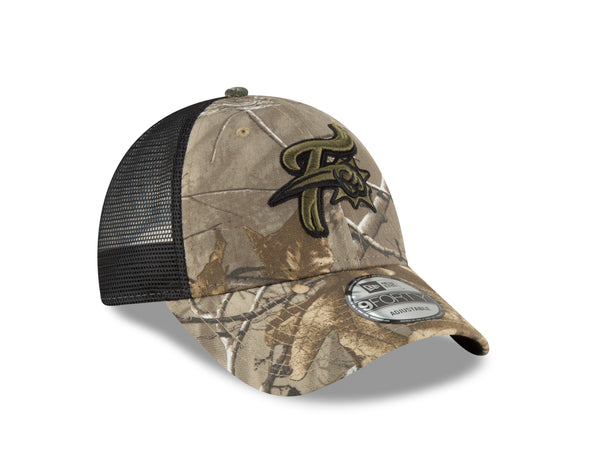Reading Fightin Phils Woodland Camo Trucker Cap