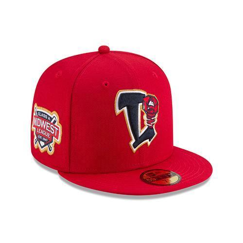 Lansing Lugnuts 2018 New Era Lansing Lugnuts Stars and Stripes 5950 Cap