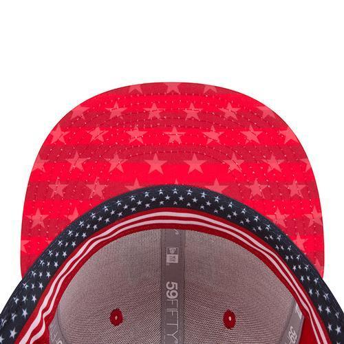 Lansing Lugnuts 2018 New Era Lansing Lugnuts Stars and Stripes 5950 Cap