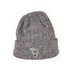 Oakland Athletics New Era Gray Throwback Patch Knit Beanie