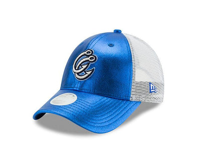 New Era - 9Forty Adjustable - Womens Trucker Chic Cap - Road Logo - Royal