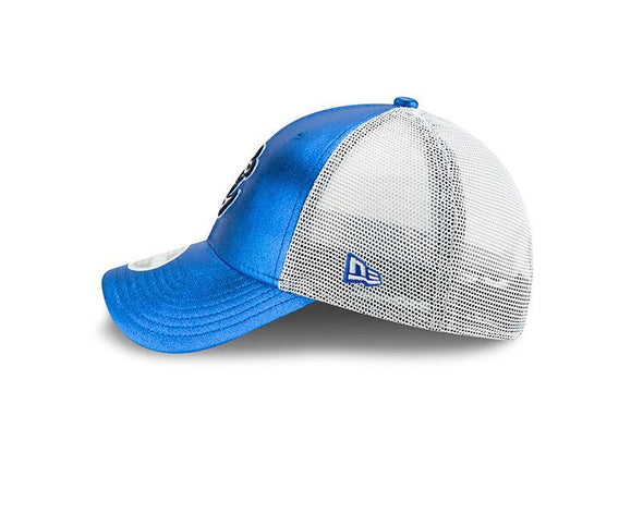 New Era - 9Forty Adjustable - Womens Trucker Chic Cap - Road Logo - Royal