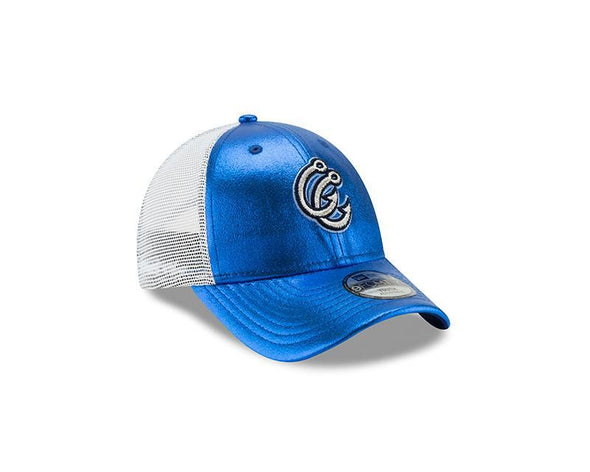 New Era - 9Forty Adjustable - Youth Girl Trucker Chic Cap - Road Logo - Royal