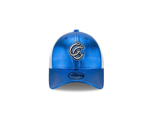 New Era - 9Forty Adjustable - Youth Girl Trucker Chic Cap - Road Logo - Royal