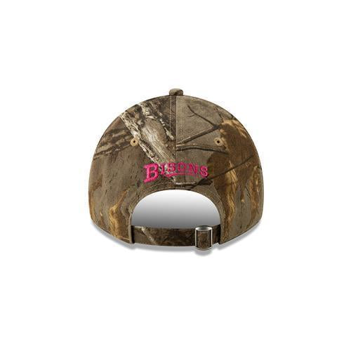 Buffalo Bisons Ladies Real Tree Camo/Pink Adjustable Cap