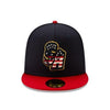 San Antonio Missions 2019 Missions 4th of July Stars & Stripes 5950 Fitted Cap