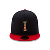 Iowa Cubs 2019 July 4th Fitted Cap, Navy/Red