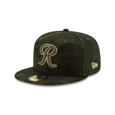 Tacoma Rainiers 59Fifty Camo Armed Forces Fitted Cap