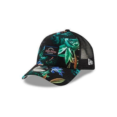 Jacksonville Jumbo Shrimp New Era Floral Trucker 9Forty