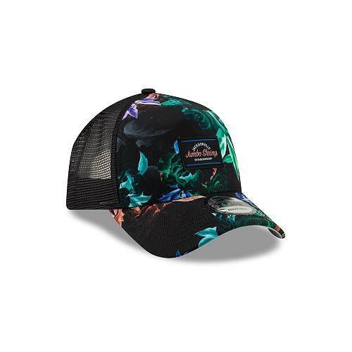 Jacksonville Jumbo Shrimp New Era Floral Trucker 9Forty