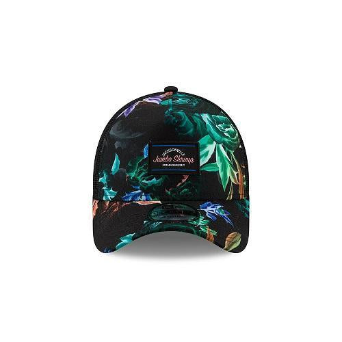 Jacksonville Jumbo Shrimp New Era Floral Trucker 9Forty