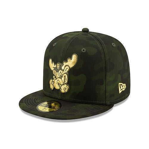 Wilmington Blue Rocks 2019 Armed Forced Camo Fitted Game Cap