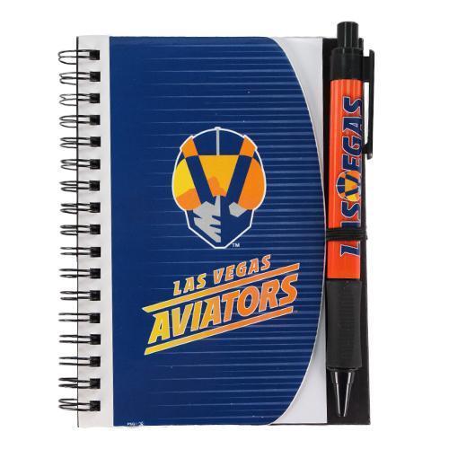 Las Vegas Aviators Pro Specialties Group Aviator Diagonal Hardcover Notebook With Pen