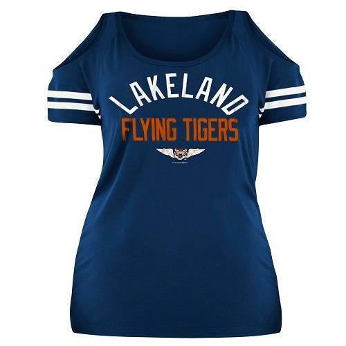 Lakeland Flying Tigers Ladies Flying Tiger Cold Sholder