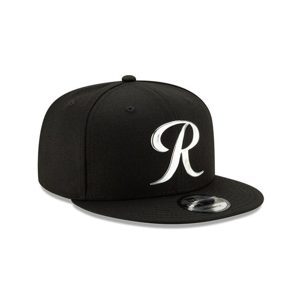 Tacoma Rainiers 9Fifty Black Chrome R Snapback