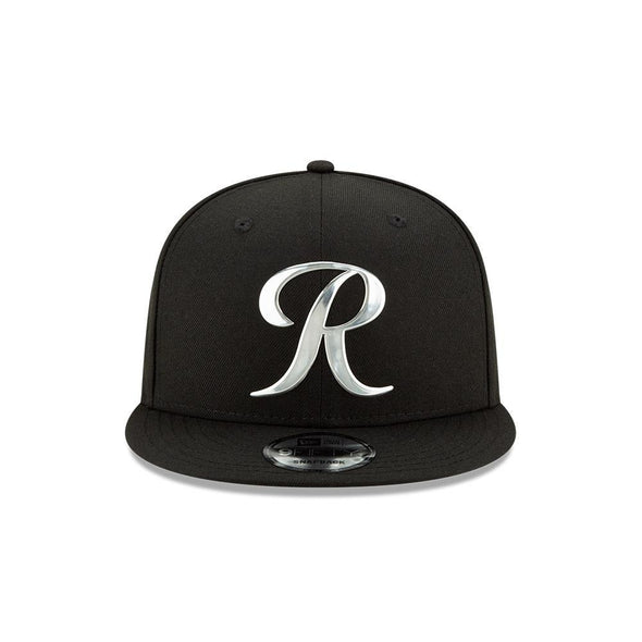 Tacoma Rainiers 9Fifty Black Chrome R Snapback