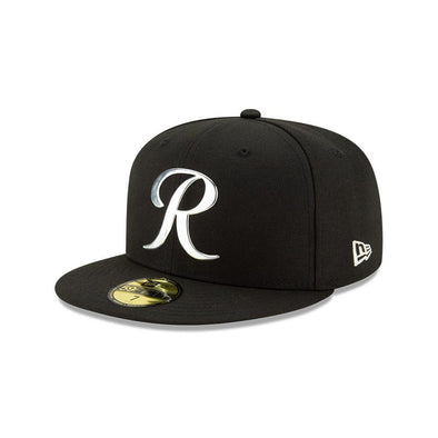 Tacoma Rainiers 59Fifty Black Chrome Fitted