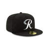 Tacoma Rainiers 59Fifty Black Chrome Fitted