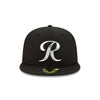 Tacoma Rainiers 59Fifty Black Chrome Fitted