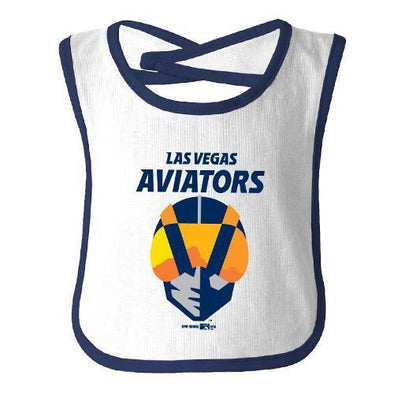 Infants' Las Vegas Aviators LAT Apparel Primary Logo White Cotton Bib