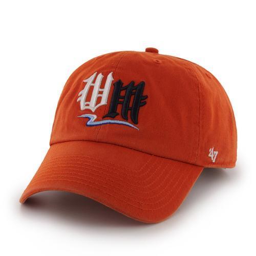 West Michigan Whitecaps Clean Up Road Logo Orange Cap