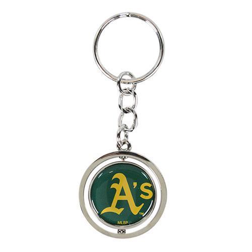 Las Vegas Aviators Wincraft Aviators Diagonal A's Spinner Keychain