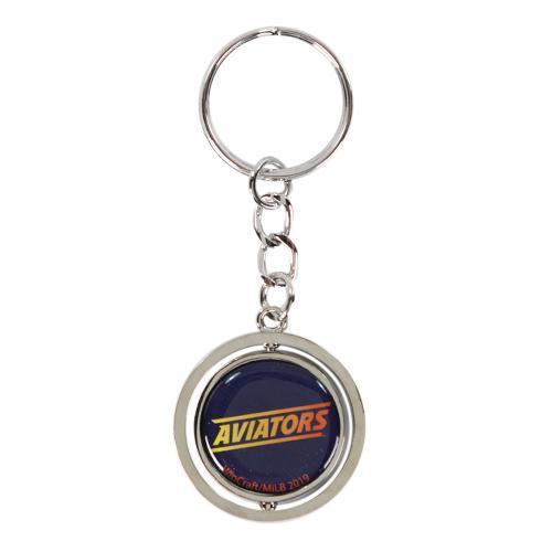 Las Vegas Aviators Wincraft Aviators Diagonal A's Spinner Keychain