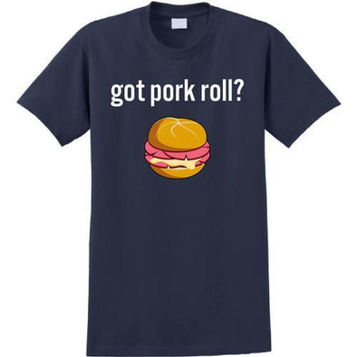 Trenton Thunder Adult Got Pork Roll ? Navy t-shirt