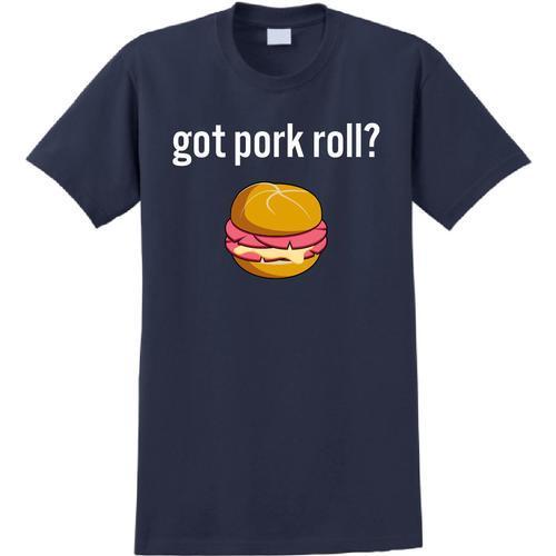 Trenton Thunder Adult Got Pork Roll ? Navy t-shirt