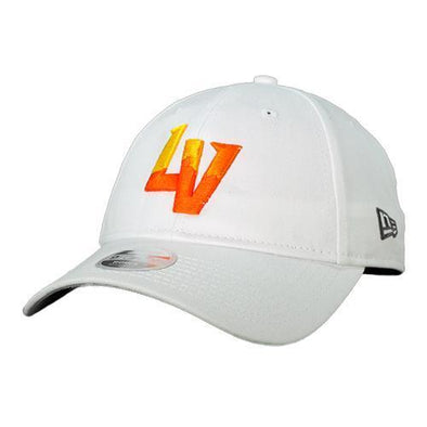 Women's Las Vegas Aviators New Era LV White 9Forty Strapback Hat