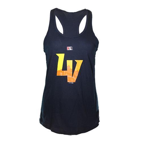 Women's Las Vegas Aviators Next Level Apparel MiLB LV Navy Blend Tank