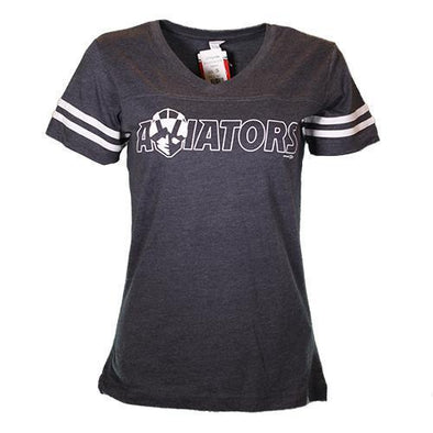 Las Vegas Aviators AVIATORS - WMN LETTERING AVIATORS SPORTY NVY TEE