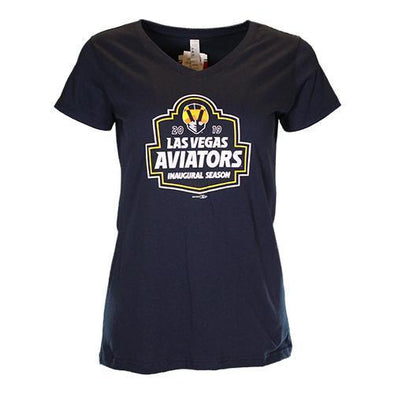 Las Vegas Aviators AVIATORS - WMN 2019 INAUGURAL PATCH  NVY TEE