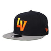 Las Vegas Aviators New Era LV Navy/Gray 9Fifty Snapback Hat