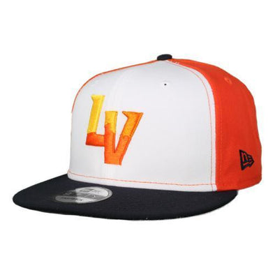 Las Vegas Aviators New Era LV Orange/White/Navy 9Fifty Snapback Hat