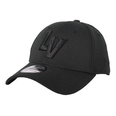 Las Vegas Aviators New Era LV Black/Black 39Thirty Stretch Fit Hat