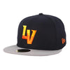 Las Vegas Aviators New Era LV Navy/Gray 59Fifty Fitted Hat