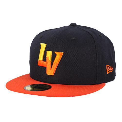 Las Vegas Aviators New Era LV Navy/Orange 59Fifty Fitted Hat