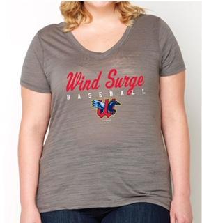 Womens Curvy V-Neck