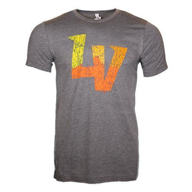 Men's Las Vegas Aviators Bella Canvas LV XL Distressed Gray Tri-Blend Short Sleeve T-Shirt