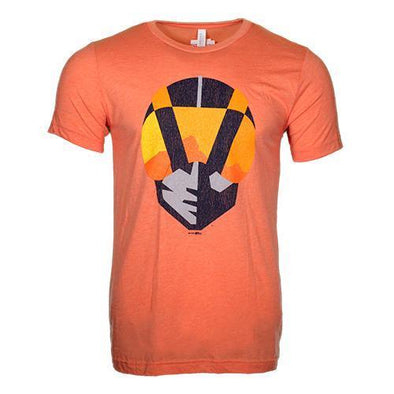 Men's Las Vegas Aviators Bella Canvas Aviator XL Distressed Orange Tri-Blend Short Sleeve T-Shirt