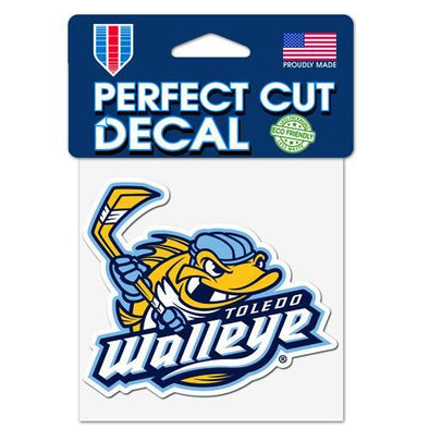 Walleye Primary Logo 4x4 Perfect Cut Decal