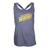 Girls' Las Vegas Aviators Kavio! Diagonal Striped Navy Blend Tank