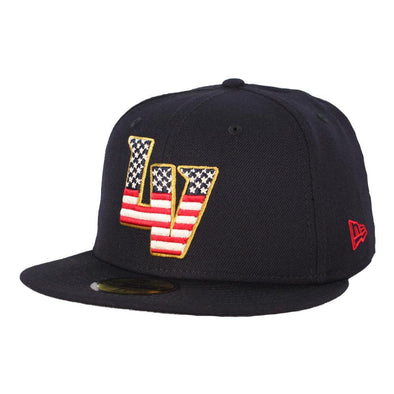 Las Vegas Aviators New Era LV Navy Stars & Stripes 59Fifty Fitted Hat