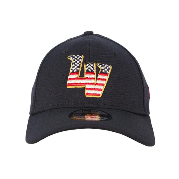 Las Vegas Aviators New Era LV Navy Stars & Stripes 39Thirty Stretch Fit Hat