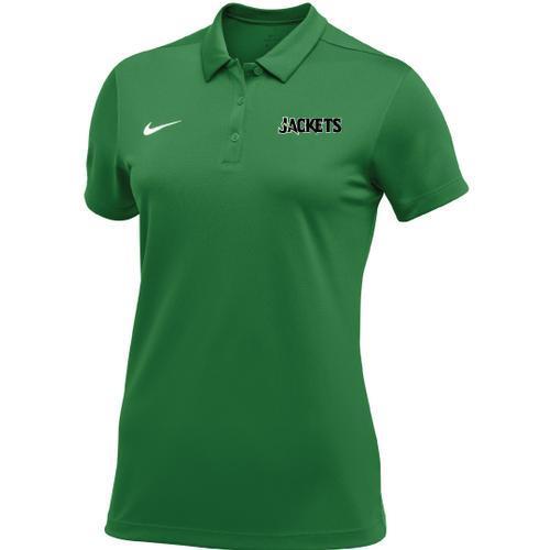 Augusta GreenJackets Ladies Green Wordmark Nike Polo